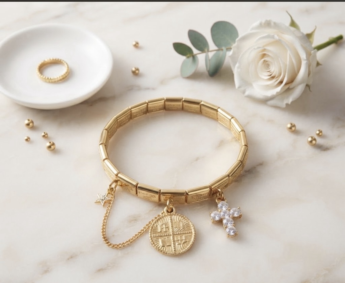 Χρυσό ιταλικό bracelet