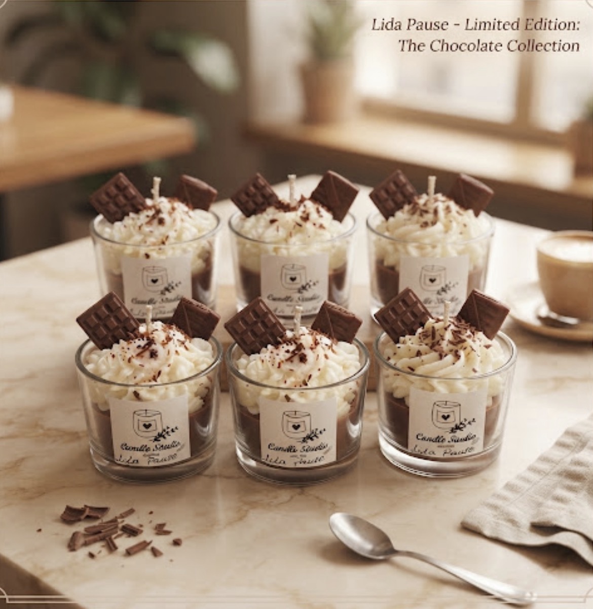 Lila pause candle 200g χειροποίητο αρωματικό κερί μασάζ
