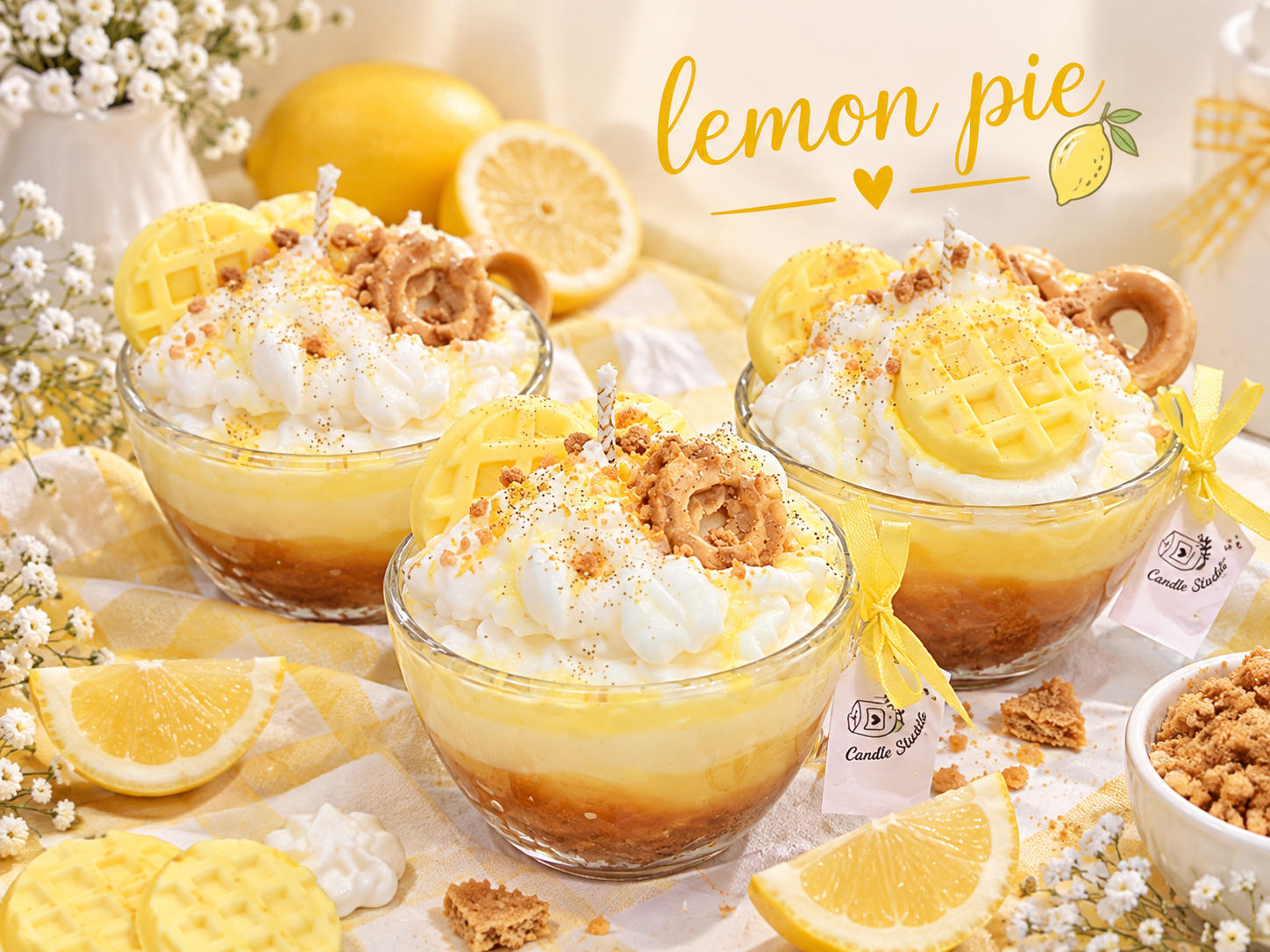 Lemon pie Candle