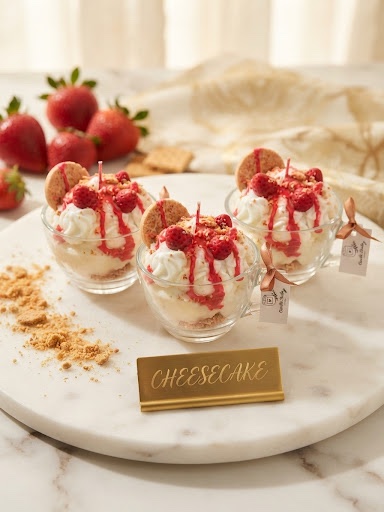 Cheesecake Candle